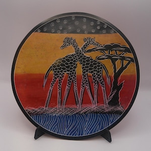 Kisii Soapstone 10&quot; Flat Plate