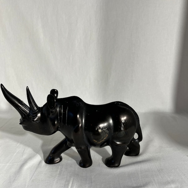 Kisii Soapstone 9" Rhino