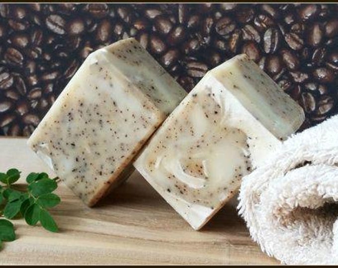 Shea Butter Coffee Scrub Soap