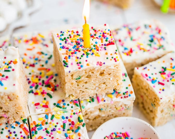Birthday Cake Rice Krispies