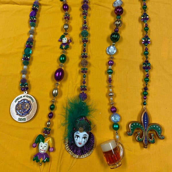 custom mardi gras beads wedding
