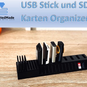 USB Stick und SD Karten Organizer