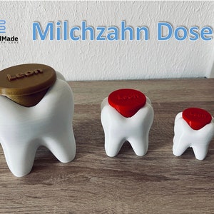 Personalized milk tooth box with name - 3 different sizes