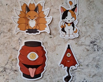 Japanese Yokai Stickers