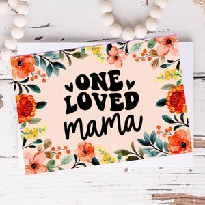 Cartão de aniversário para o dia das mães, mãe, vida de mãe, uma mãe amada, avó, irmã, tia, presente para a mãe, cartão de dia das mães, cartão para impressão, presente faça você mesmo para a mãe