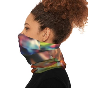 Adversarial Pattern Anti Facial recognition / Midweight Neck Gaiter