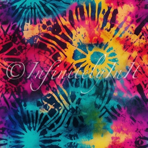 Tie Dye Seamless Tile Pattern For Personal Or Commercial Use Digital Download