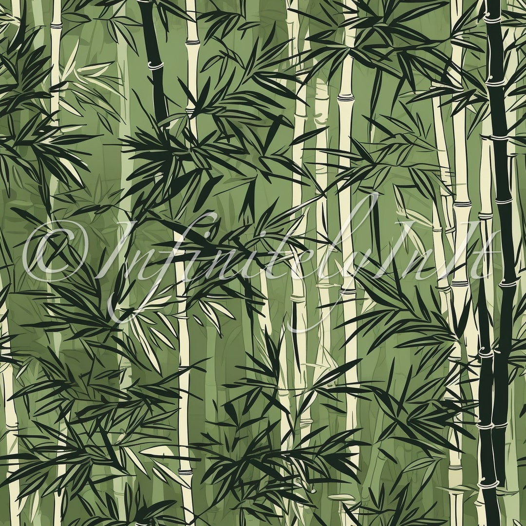 Bamboo Seamless Pattern for Personal or Commercial Use Digital Download ...