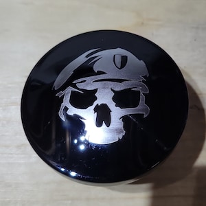 Tapa de gasolina Harley grabada con láser