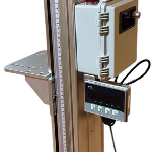 800 mm Turm mit z-Achsen Controller Paket für Faserlaser Graviermaschinen (Faser, CO2, UV) mit einachsiger DRO. Nie wieder den Fokus verlieren