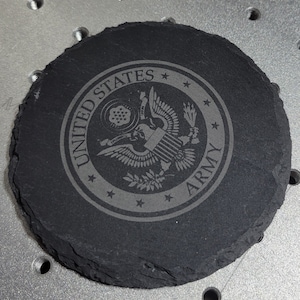 Laser Engraved Slate Coasters