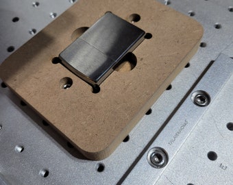 Laser Engraving Fixture For Zippo lighters