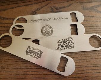 Custom Laser Engraved Stainless Steel Bottle Openers