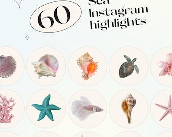 Summer Instagram Highlight Covers | Beach Instagram Preset | Vacation Story Highlights | Digital Download for Influencers