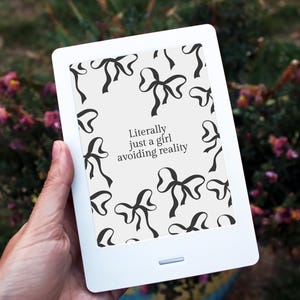 Écran de verrouillage Kindle Coquette : Fond d’écran motif nœud (Téléchargement numérique)