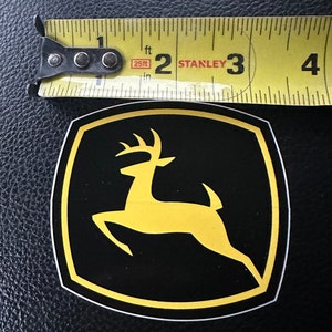 John Deere Decal Black & Yellow