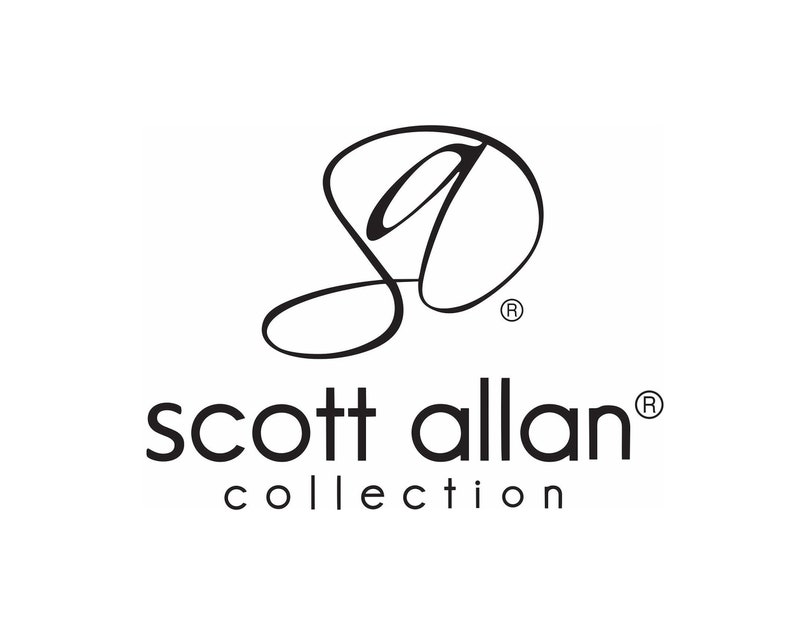 Peut inclure: Logo noir et blanc de Scott Allan Collection, avec un monogramme stylis&eacute; "SA" et le texte "scott allan collection" avec un symbole de marque d&eacute;pos&eacute;e.