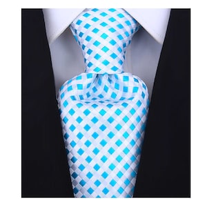 Scott Allan Classic Light Blue Tie Mens Ties | Corbatas para hombre elegantes azure