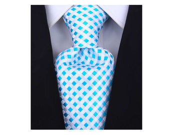 Scott Allan Classic Light Blue Tie Mens Ties | Corbatas para hombre elegantes azure