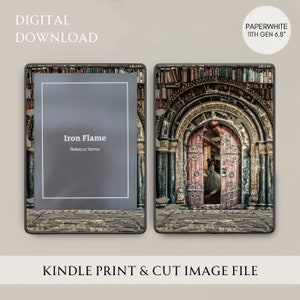 The Lost Archives Kindle Skin PNG Print and Cut File | Paperwhite Gen 11 6.8” | Instant Download | Digital Template for Cricut