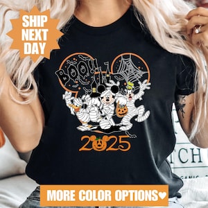 Disney Halloween 2025 Shirt, Disney Halloween Matching Shirt, Disney Family Shirt, Mickey Minnie and Friends Shirt, Disney Halloween Shirt