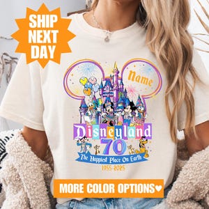 Disneyland 70th Anniversary Shirt, Mickey and Friends Shirt, Disney Family Vacation Shirt, Disney Family Matching Shirt, Disney Custom Shirt
