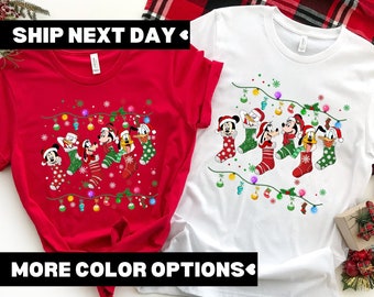 Mickey And Friends Christmas Shirt, Disney Christmas Shirt, Very Merry Disney Christmas Party Shirt, Disney Christmas Matching Shirt