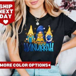 Happy Chanukka Shirt, Chanukka Shirt, jüdisches Shirt, Urlaub Chanukka Shirt, jüdisches Sprichwort Shirt, Urlaub Shirt, religiöses Shirt für jüdischen