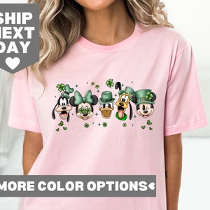 Disney St Patricks Day Shirt, Disney Lucky Shirt, Mickey And Friends St Paddys Shirt, Mickey St Patrick&#39;s Day Shirt, Kids St Patricks Day