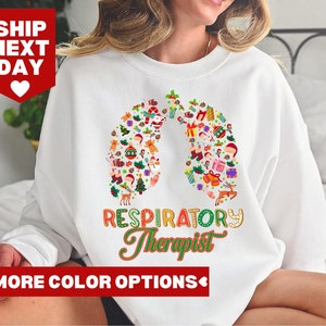Christmas Respiratory Therapist Shirt, Respiratory Therapy Shirt, RT Shirt, Therapist Matching Shirt, Respiratory Therapy, Christmas Gift