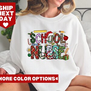 Christmas School Nurse Shirt, Christmas Nurse Shirt, Christmas Nursing School Shirt,Santa Gift For Nurses, Nurse Graduation Gift,Nurse Shirt