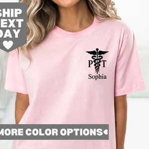 Personalized Physical Therapist Shirt, Custom PT Shirt, Physical Therapist Shirt, Pt Shirt, Physical Therapy Gift, Therapy Assistant Shirt