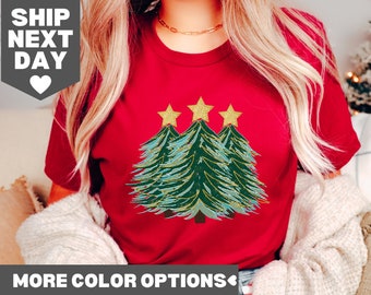 Christmas Tree Shirt, Christmas Tree Sweatshirt, Cute Christmas Shirt, Christmas Shirts for Women, Merry Christmas Tee, Christmas Family Tee
