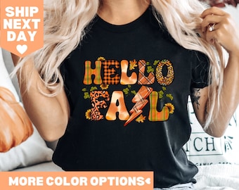 Hello Fall Shirt, Love Fall Shirt, Cute Fall Shirt, Pumpkin Shirt, Cute Fall Shirt, Thanksgiving Shirt, Autumn Shirt, Pumpkin Sweatshirt