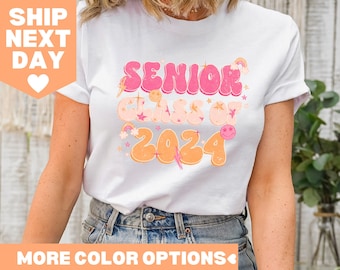 Shirt Senior 2024, Shirt Class of 2024, Afstudeercadeau 2024, Shirt College Senior, Shirt High School Senior, Shirt Graduate 2024, Afstudeershirt