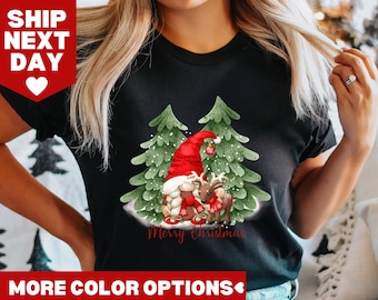 Gnomes Buffalo Plaid Shirt, Christmas Gnomes Shirt, Gnome Shirt, Cute Christmas Shirt, Buffalo Plaid Shirt, Christmas Shirt, Christmas Tee