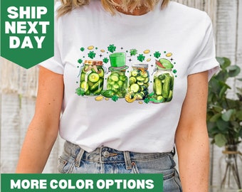St Patrick's Day Pickle Shirt, Lucky Pickle Shirt, St Patrick's Day Sweatshirt, Pickle Lover Gift, Vintage Pickle Sweater, Irish Shirt