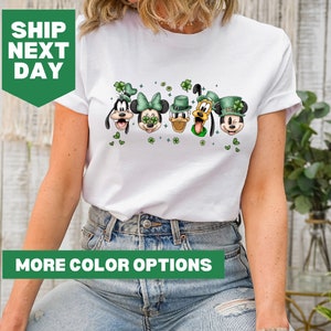 Disney St Patricks Day Shirt, Disney Lucky Shirt, Mickey And Friends St Paddys Shirt, Mickey St Patrick&#39;s Day Shirt, Kids St Patricks Day