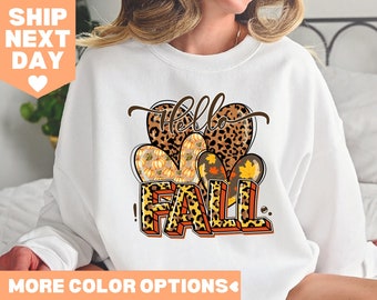 Hello Fall Shirt, Love Fall Shirt, Cute Fall Shirt, Pumpkin Shirt, Cute Fall Shirt, Thanksgiving Shirt, Autumn Shirt, Pumpkin Sweatshirt
