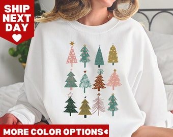 Christmas Tree Shirt, Christmas Tree Sweatshirt, Cute Christmas Shirt, Christmas Shirts for Women, Merry Christmas Tee, Christmas Family Tee