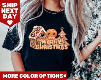 Gingerbread House Shirt, Gingerbread Christmas Shirt, Christmas Shirt, Christmas Cookies Shirt, Gingerbread Shirt, Christmas Family Shirt