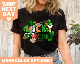 Lucky Teacher-shirt, St. Patricks Day-shirt, St. Patrick's Day Lucky Teacher-shirt, St. Patricks Day Teacher-shirt, Patricks Day-leraarcadeau