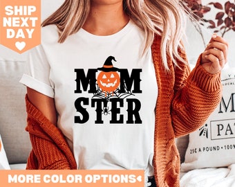 Momster Shirt, Mom Halloween Shirt, Funny Mom Shirt, Funny Halloween Shirt, Momster Sweatshirt, Mom Shirt, Halloween Shirt, Spooky Vibes Tee