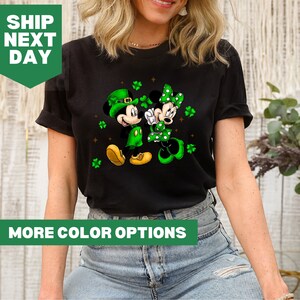 Disney St Patricks Day Shirt, Disney Lucky Shirt, Mickey And Friends St Paddys Shirt, Mickey St Patrick&#39;s Day Shirt, Kids St Patricks Day
