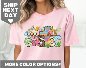 Camiseta de feliz Pascua, camiseta de conejitos de feliz Pascua, camiseta de conejito, camiseta de conejito de Pascua, camiseta linda de Pascua, camiseta familiar de Pascua, camiseta a juego de Pascua