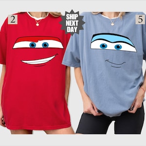 Comfort Colors® Disney Cars Shirt, Cars Family Shirt, Family Matching Shirt, Disney Family Trip Shirt, Cars Group Shirt, Cars Birthday Shirt