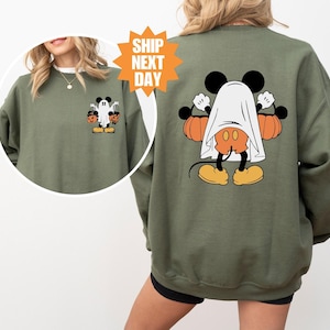 Disney Mickey Halloween Sweatshirt, Disney Halloween Hoodie, Mickey&#39;s Not So Scary Sweatshirt, Mickey Ghost Sweatshirt, Halloween Hoodie
