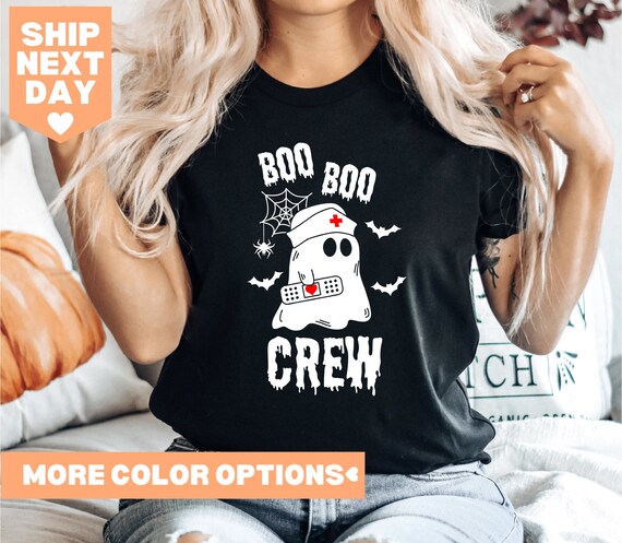 Boo Boo Crew Shirt, Nurse Halloween Shirt, Nurse Fall Shirt, Spooky Nurse Shirt, Gift For Nurse, Pumpkin Nurse Shirt, Nurse Crew Shirt