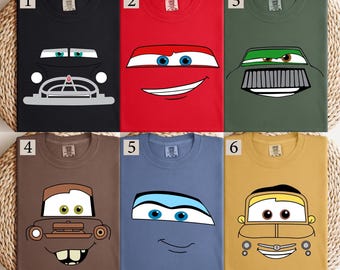 Camiseta Comfort Colors® Disney Cars, Camiseta Família Cars, Camiseta Família Combinando, Camiseta Viagem Família Disney, Camiseta Grupo Cars, Camiseta Aniversário Cars
