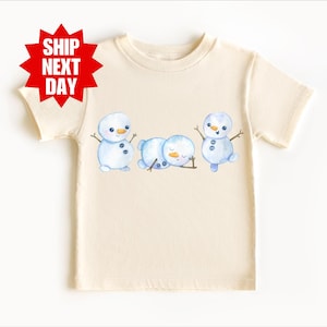 Snowman Toddler Shirt, Winter Toddler Shirt, Christmas Toddler Shirt, Cute Toddler Shirt, Cute Snowman Shirt, Cute Kids Holiday Sweatshirt